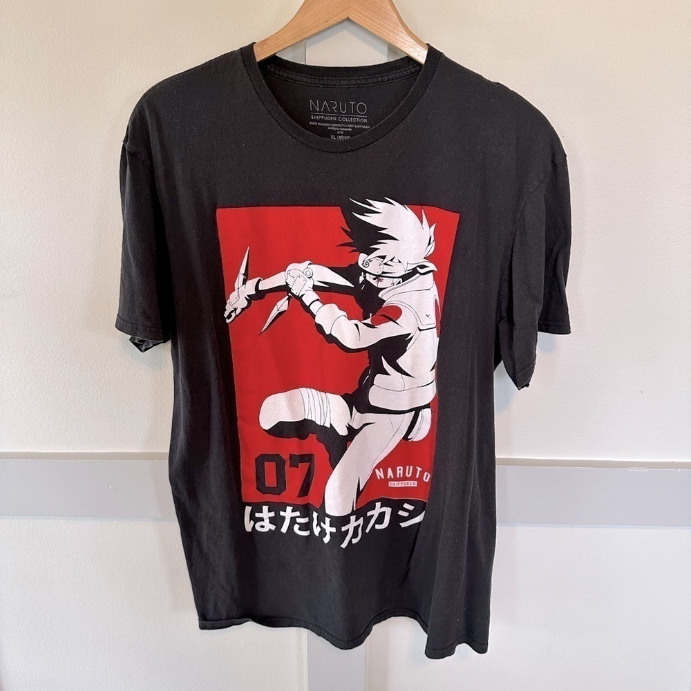 Unisex Naruto Ninja Short Sleeve Tee-shirt 3XL 100% Cotton